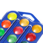 Акварель медовая 24 цвета, ЗХК «Я - Художник!», (12 основных, 6 перламутровых и 6 флуоресцентных цветов) без кисти, в пластиковой коробке - Фото 6