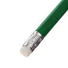 Карандаш чернографитный Calligrata «Линейка», НВ, незаточенный, с ластиком, круглый, деревянный, МИКС - Фото 10