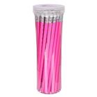 Карандаш чернографитный Calligrata «Линейка», НВ, незаточенный, с ластиком, круглый, деревянный, МИКС - Фото 5