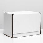 Коробка самосборная, белая, 26,5 х 16,5 х 19 см - фото 1239038
