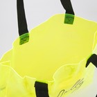 Сумка-шопер Bally без молнии, прозрачная, цвет жёлтый - Фото 4