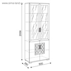 Библиотека «Тиффани» №15, 380×800×2056 мм, цвет белый текстурный - Фото 2