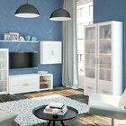 Библиотека «Тиффани» №15, 380×800×2056 мм, цвет белый текстурный - Фото 3