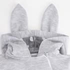 Комбинезон Крошка Я "Зайчик", серый, рост 62-68 см 4856997