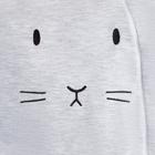 Комбинезон Крошка Я "Зайчик", серый, рост 86-92 см - фото 33316599