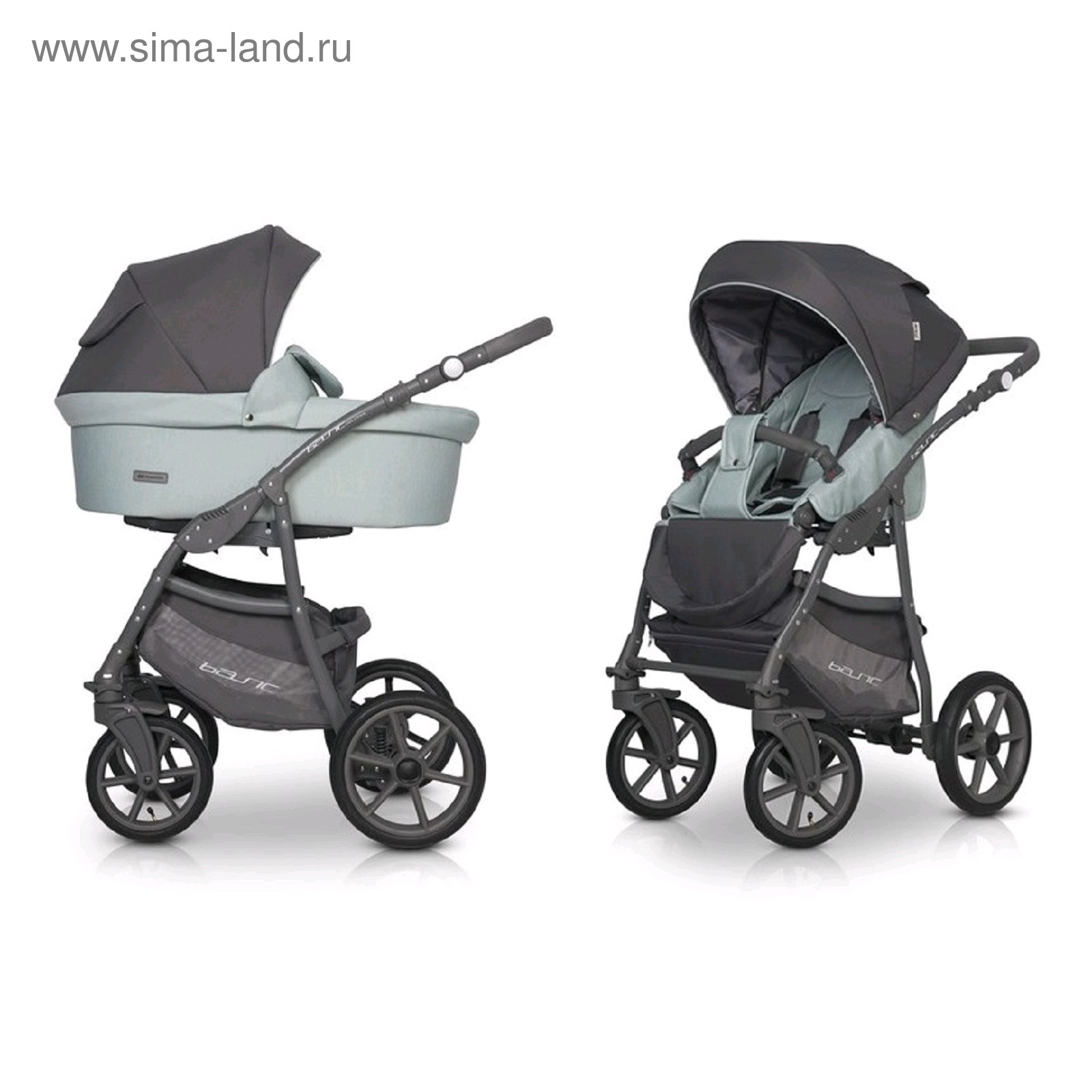 Коляска 3 в 1 Riko Bella Pastel, цвет ментоловый (5068906) - Купить по ...