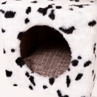 Домик для кошек с когтеточкой, 65×51×173 см, с площадкой и полкой, белый - Фото 7