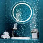 Зеркало Comforty Круг 75, светодиодная лента, сенсор, 75х75 см - фото 296057093
