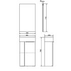 Зеркало Comforty Асти 40, цвет дуб дымчатый - Фото 2