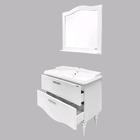 Тумба-умывальник COMFORTY «Монако-100», белый глянец с раковиной COMFORTY 3310 - Фото 6