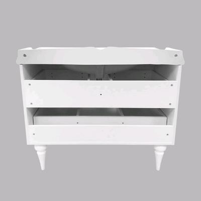 Тумба-умывальник COMFORTY «Монако-100», белый глянец с раковиной COMFORTY 3310
