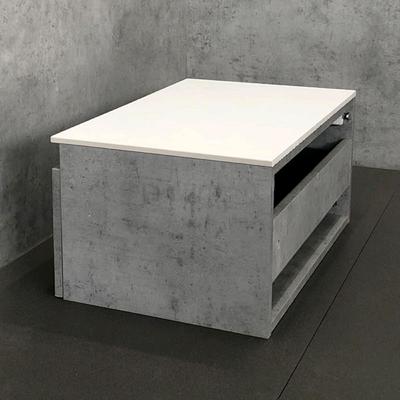 Тумба подвесная Comforty «Осло 60», 600×295×385 мм, цвет белая, бетон светлый