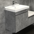Тумба-умывальник COMFORTY «Осло-60», бетон светлый с раковиной Fest 60 F01 - Фото 1
