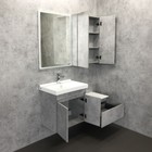 Тумба-умывальник COMFORTY «Осло-60», бетон светлый с раковиной Fest 60 F01 - Фото 7