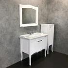 Зеркало Comforty Павия 100, белый глянец, размер 95х75 см - Фото 1