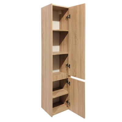 Шкаф – колонна для ванной комнаты Comforty «Тромсе – 35», 350×320×1600 мм, цвет дуб сонома