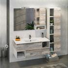 Зеркало шкаф Comforty Турин 120 для ванной комнаты, цвет дуб бежевый - Фото 1