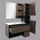 Тумба-умывальник COMFORTY «Франкфурт-90», дуб шоколадно-коричневый с раковиной  COMFORTY 90E   51476 - Фото 6
