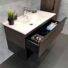 Тумба-умывальник COMFORTY «Франкфурт-90», дуб шоколадно-коричневый с раковиной  COMFORTY 90E   51476 - Фото 8