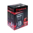 Кофеварка Sakura SA-6109W, капельная, 800 Вт, 1.25 л, белая - Фото 11