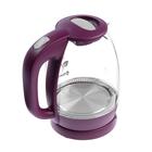 Чайник электрический Sakura SA-2715V, стекло, 1.7 л, 2200 Вт, пурпурный - Фото 5