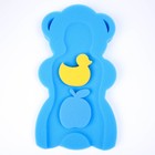 Подкладка для купания макси «Мишка», цвет синий, 55х30х6см - фото 9596085