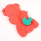 Подкладка для купания макси «Мишка», цвет красный/розовый, 55х30х6см - Фото 7