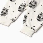 Комбинезон «Енот» Крошка Я, цвет белый, рост 56-62 см - фото 24547633