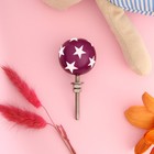 Ручка для мебели BLUMEN HAUS «Звездочёт», лиловый, белый - Фото 4