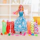 Кукла модель «Анна» с набором платьев и аксессуарами, МИКС, в пакете - фото 24595326