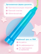 Скакалка детская, 1.7 м, регулируемая, цвет МИКС - Фото 2