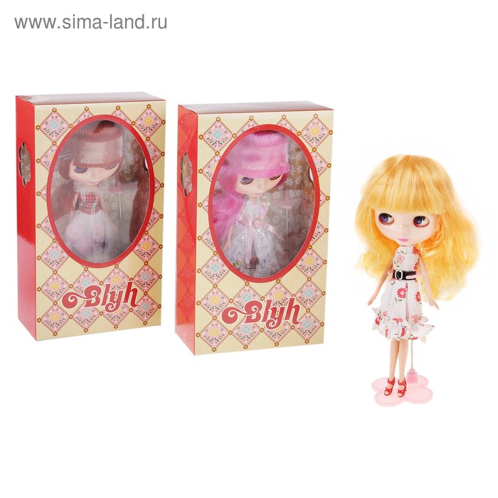 Кукла "Стиляжка", моргает и меняет цвет глаз, МИКС - Фото 1