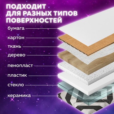 Стразы самоклеящиеся «Цветы», радужные, 20 мм, 24 шт.