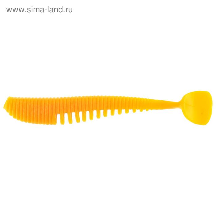 Силиконовая приманка VIKING «Варуна» 88 мм, цвет оранжевый флуоресцентный, жареный чеснок - Фото 1