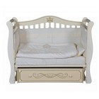 Кровать детская Bellini Stella Elegance автостенка, маятник, цвет слоновая кость - Фото 2