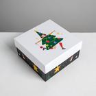 Набор подарочных коробок 5 в 1 «С НГ», 14 × 14 × 8 - 22 × 22 × 12 см - фото 9366033
