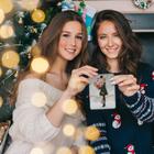 Кулон «Девушка с подарками», цвет серебро, 42 см - фото 24635071