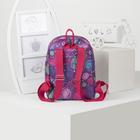 Рюкзак детский, отдел на молнии, наружный карман, цвет фиолетовый - Фото 2