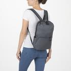 Рюкзак молодёжный, отдел на молнии, наружный карман, 2 боковых кармана, цвет серый - Фото 2