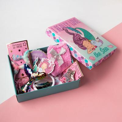 Набор подарочный KAFTAN «I love the sea» носки и аксессуары