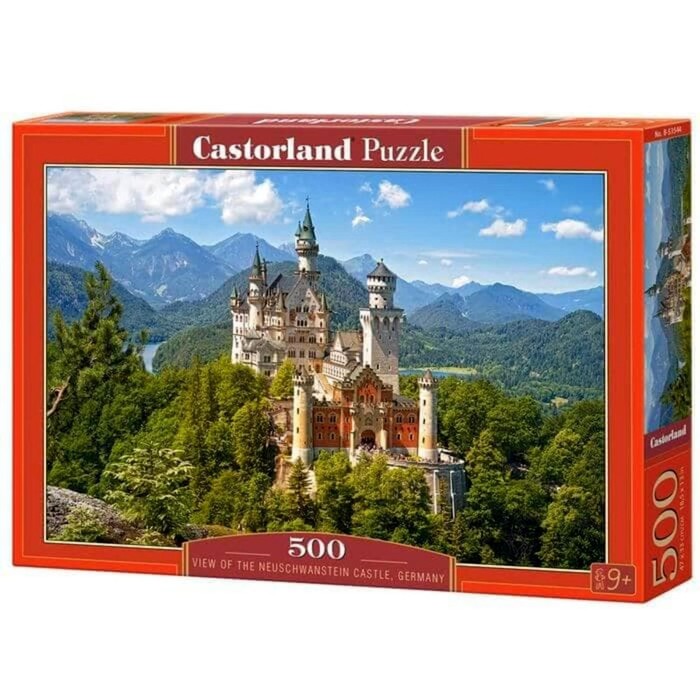 Пазл «Вид на замок Нойшванштайн», 500 элементов - Фото 1