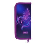 Пенал школьный, 1 секция, 9×19.5×2.5 см «Бабочки» - Фото 2