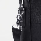 Сумка деловая мужская Fidelio Largo, на молнии, 39×8×29 см, черная - Фото 3