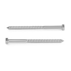 Шуруп-болт СТРОЙМЕТИЗ, сантехнический, оцинкованный, DIN 571, М6х90 мм, 2 шт - фото 25462516