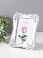 Фоторамка для фото 13×18 см «Розовый сад», пластик под металл, серебро и перламутр, 22×16.7×1.5 см - Фото 6