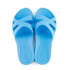 Сланцы пляжные женские, цвет голубой, размер 37 - Фото 2