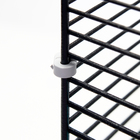 Клетка для грызунов "Пижон" №5, с 3 этажами, укомплектованная, 41 х 30 х 58 см, бирюзовая - фото 24145407