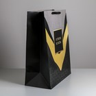 Пакет подарочный ламинированный, упаковка, «Успехов во всем», XL 49 х 40 х 19 см