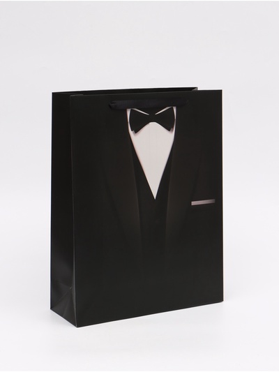 Пакет подарочный ламинированный, упаковка, «Стиль», L 31×40×11.5 см