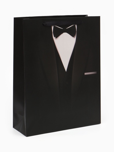 Пакет подарочный ламинированный, упаковка, «Стиль», L 31×40×11.5 см